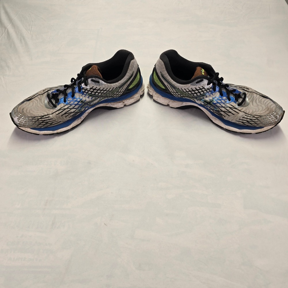 ASICS GEL NIMBUS 17 Men's Running Shoes Size 14 Gray Blue Athletic Sneakers - Picture 4 of 9